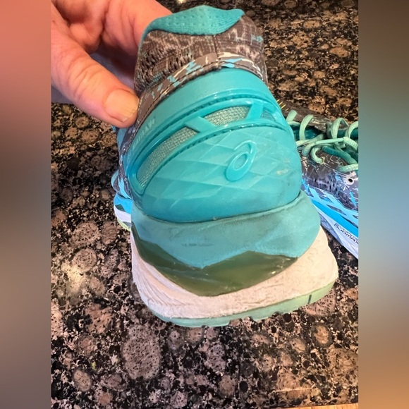 ASICS ladies dynamic duo Max fluid fit flight foam running shoe size 10 - Picture 7 of 16